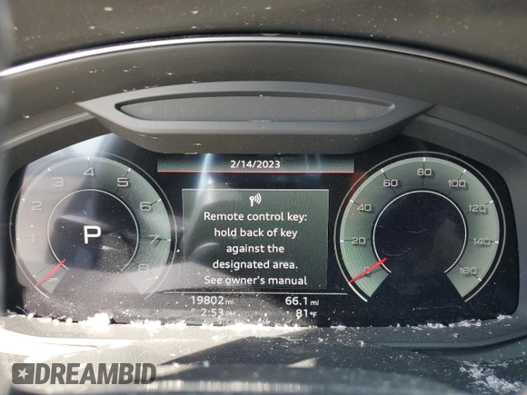 2022 Audi Q8 Prestige with VIN WA1FVBF17ND009750, listed as a Copart auction lot 41358603 with 19,802 mi miles. Bid and sale history available at carsss.com. Image 9.