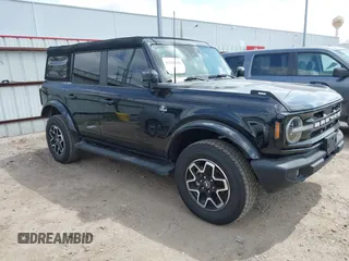 2024 Ford Bronco Outer Banks with VIN 1FMEE8BP5RLA45717, listed as a IAAI auction lot 42281416 with 7,378 mi miles and . Bid and sale history available at DreamBid. Image 1.