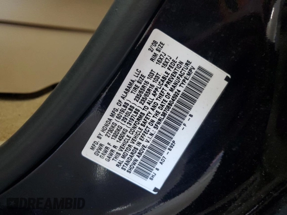 2008 Honda Odyssey EX-L с VIN 5FNRL38708B045924, выставлен на аукционе Copart как лот 58469855 с пробегом 212 039 миль миль и Списание • Salvage title. История ставок и продаж доступна на DreamBid. Изображение 13.