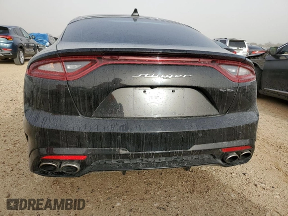 2020 Kia Stinger GT-Line with VIN KNAE15LA6L6086949, listed as a Copart auction lot 47809245 with 69,586 mi miles and Salvage Title. Bid and sale history available at DreamBid. Image 6.