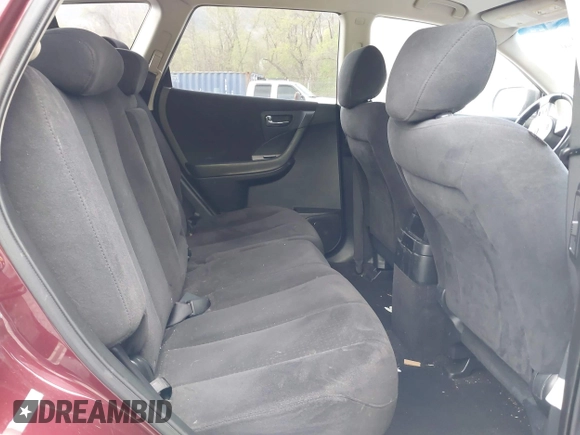 2007 Nissan Murano SL with VIN JN8AZ08W57W628246, listed as a IAAI auction lot 42036950 with 165,561 mi miles and . Bid and sale history available at DreamBid. Image 8.