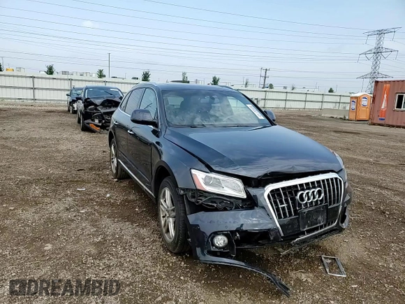 2017 Audi Q5 Premium with VIN WA1C2AFP1HA069586, listed as a Copart auction lot 60000745 with 92,173 mi miles and Salvage title. Bid and sale history available at DreamBid. Image 14.
