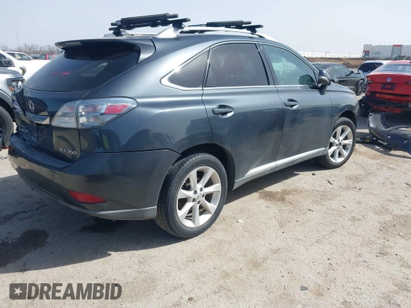 2010 Lexus RX with VIN 2T2ZK1BA7AC034923, listed as a IAAI auction lot 41745977 with 161,671 mi miles and . Bid and sale history available at carsss.com. Image 4.
