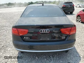 2012 Audi A8 with VIN WAURVAFDXCN026781, listed as a Copart auction lot 59197615 with 160,567 mi miles and Salvage title. Bid and sale history available at DreamBid. Image 6.