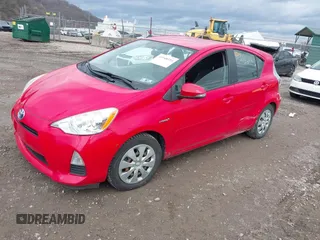 2012 Toyota Prius One with VIN JTDKDTB33C1527017, listed as a IAAI auction lot 41948154 with 103,994 mi miles. Bid and sale history available at carsss.com. Image 2.