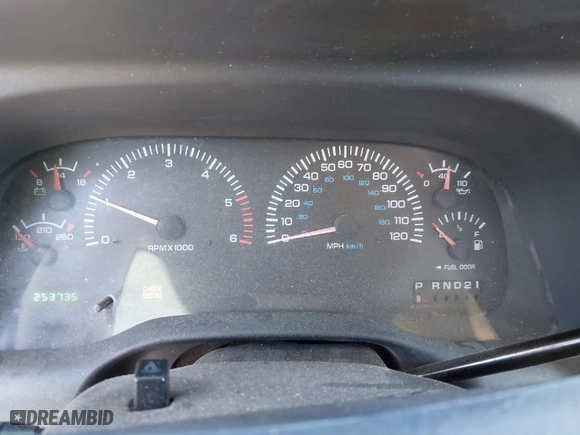 1999 Dodge Ram 1500 with VIN 1B7HF16Y7XS236468, listed as a IAAI auction lot 41539678 with 253,735 mi miles. Bid and sale history available at carsss.com. Image 7.