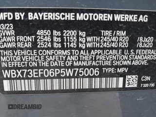 2023 BMW X1 xDrive28i z VIN WBX73EF06P5W75006, wystawiony jako IAAI lot #42235317 z przebiegiem 22 890 mil mil oraz . Historia ofert i sprzedaży dostępna na DreamBid. Obrazek 9.