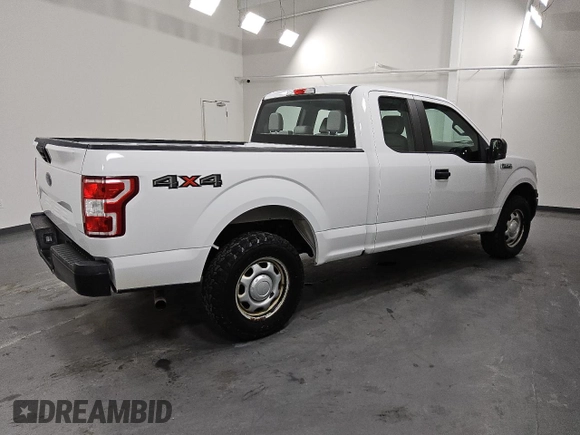 2018 Ford F-150 XL with VIN 1FTEX1EB2JFB18115, listed as a Copart auction lot 57903955 with 137,208 mi miles and Clean title. Bid and sale history available at DreamBid. Image 3.