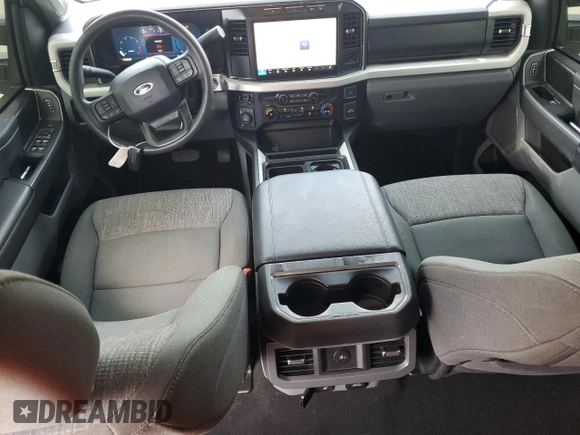 2024 Ford F-250 XL with VIN 1FT8W2BAXRED72805, listed as a Copart auction lot 58874235 with 19,786 mi miles and Salvage title. Bid and sale history available at DreamBid. Image 8.