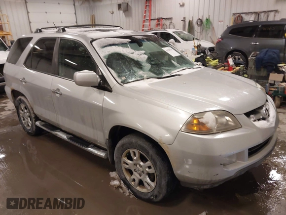 2004 Acura MDX Touring Pkg w/Navigation with VIN 2HNYD18874H506394, listed as a IAAI auction lot 41589065 with 211,253 mi miles. Bid and sale history available at carsss.com. Image 1.
