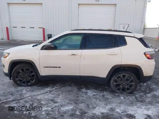 2021 Jeep Compass 80th Anniversary with VIN 3C4NJCEB4MT518183, listed as a IAAI auction lot 41355415 with 45,445 mi miles and . Bid and sale history available at carsss.com. Image 14.