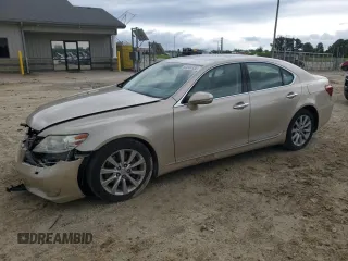 2010 Lexus LS 460 with VIN JTHBL1EF3A5097331, listed as a Copart auction lot 62844135 with Not provided miles and Salvage title. Bid and sale history available at DreamBid. Image 1.