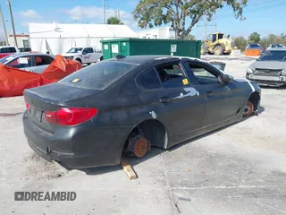 2017 BMW 5 Series 540i with VIN WBAJE5C36HG914696, listed as a IAAI auction lot 41639899 with Not Provided miles and . Bid and sale history available at carsss.com. Image 4.