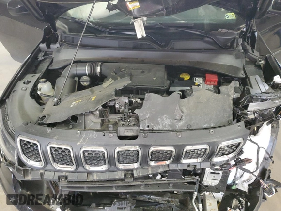 2023 Jeep Compass Latitude with VIN 3C4NJDBN0PT500577, listed as a Copart auction lot 47490255 with 19,984 mi miles and Salvage Title. Bid and sale history available at DreamBid. Image 14.