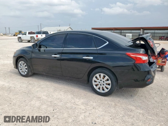 2017 Nissan Sentra S with VIN 3N1AB7AP6HY384390, listed as a Copart auction lot 58981285 with 97,286 mi miles and Salvage title. Bid and sale history available at DreamBid. Image 2.
