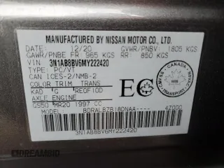 2021 Nissan Sentra S z VIN 3N1AB8BV6MY222420, wystawiony jako Copart lot #48931835 z przebiegiem 73 220 mil mil oraz Szkoda całkowita • Salvage title. Historia ofert i sprzedaży dostępna na DreamBid. Obrazek 12.