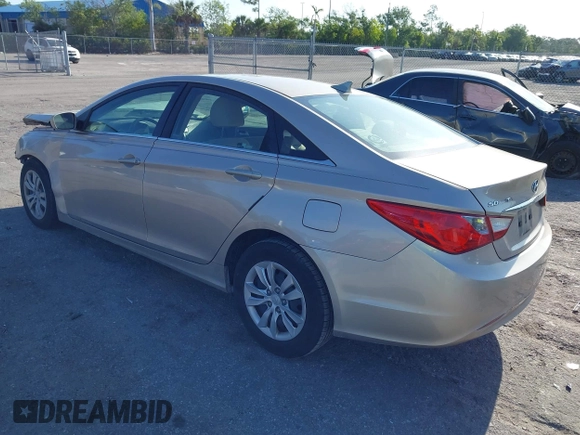 2011 Hyundai Sonata GLS with VIN 5NPEB4ACXBH278300, listed as a IAAI auction lot 42061523 with 115,649 mi miles and . Bid and sale history available at carsss.com. Image 3.