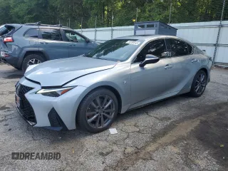 2021 Lexus IS 350 F Sport with VIN JTHGZ1E24M5021218, listed as a Copart auction lot 59760545 with 45,484 mi miles and Salvage title. Bid and sale history available at DreamBid. Image 1.