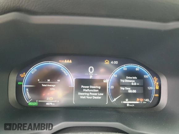 2024 Toyota RAV4 Hybrid XSE with VIN JTME6RFV1RD563804, listed as a Copart auction lot 55598135 with 4,079 mi miles and Salvage Title. Bid and sale history available at DreamBid. Image 9.