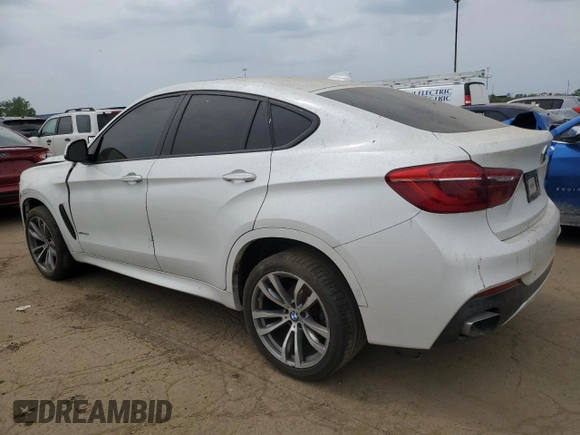 2016 BMW X6 xDrive35i with VIN 5UXKU2C55G0N81617, listed as a Copart auction lot 52190213 with 73,585 mi miles. Bid and sale history available at carsss.com. Image 2.