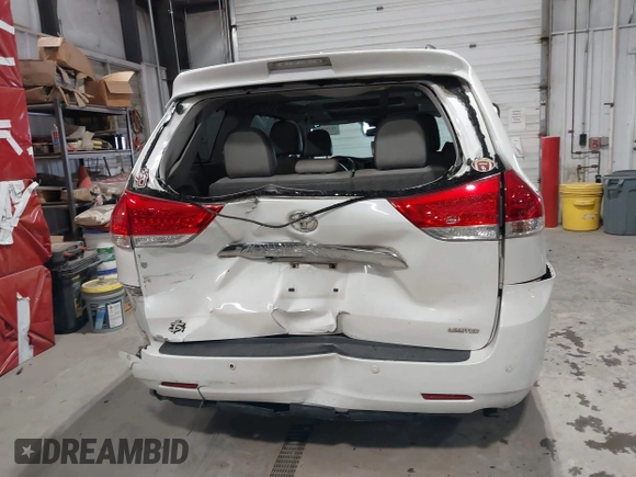 2011 Toyota Sienna XLE AAS with VIN 5TDYK3DC9BS091563, listed as a IAAI auction lot 41393689 with 229,663 mi miles and . Bid and sale history available at DreamBid. Image 6.
