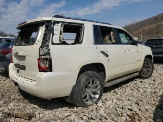 2015 Chevrolet Tahoe LT with VIN 1GNSKBKC7FR268013, listed as a Copart auction lot 45817295 with 125,884 mi miles and Salvage Title. Bid and sale history available at carsss.com. Image 3.