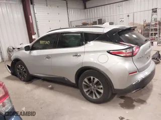 2018 Nissan Murano Platinum with VIN 5N1AZ2MH5JN159098, listed as a IAAI auction lot 41884369 with 106,828 mi miles. Bid and sale history available at carsss.com. Image 14.