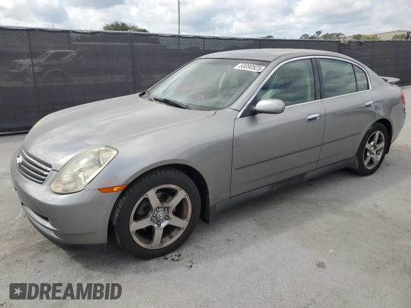 2004 Infiniti G35 w/Leather with VIN JNKCV51E64M612917, listed as a Copart auction lot 53090925 with 85,284 mi miles and Salvage Title. Bid and sale history available at DreamBid. Image 1.