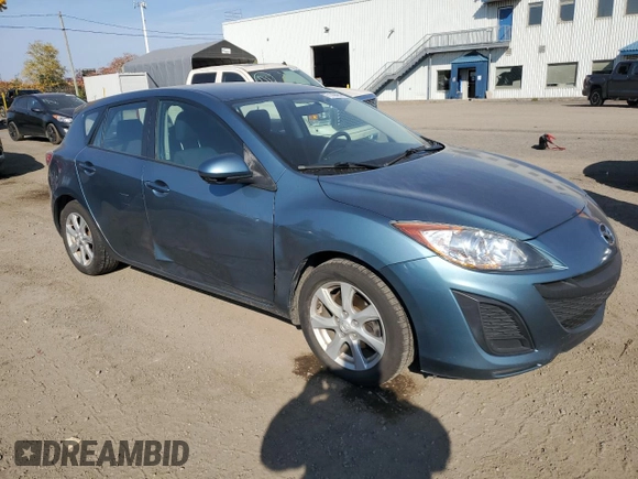 2011 Mazda 3 GX with VIN JM1BL1KF1B1466881, listed as a Copart auction lot 77143494 with 110,394 mi miles and Salvage Title. Bid and sale history available at carsss.com. Image 4.