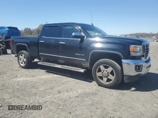 2015 GMC Sierra 2500HD SLT with VIN 1GT12ZEG2FF600811, listed as a Copart auction lot 53830145 with 199,017 mi miles and Clean title. Bid and sale history available at DreamBid. Image 4.