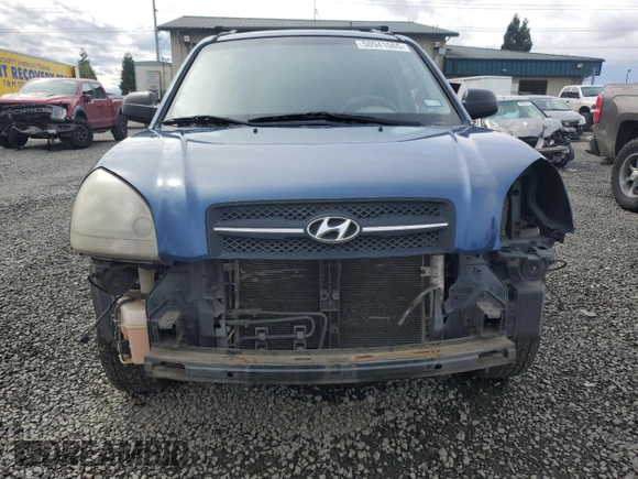 2007 Hyundai Tucson GLS with VIN KM8JM12B77U650438, listed as a Copart auction lot 50941065 with 189,707 mi miles and Salvage Title. Bid and sale history available at carsss.com. Image 5.