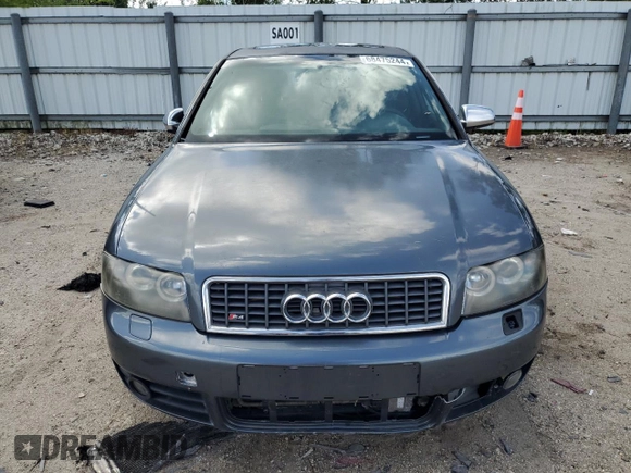 2005 Audi S4 z VIN WAUPL68E75A010595, wystawiony jako Copart lot #68475244 z przebiegiem 174 380 mil mil oraz Czysty tytuł • Clean title. Historia ofert i sprzedaży dostępna na DreamBid. Obrazek 5.