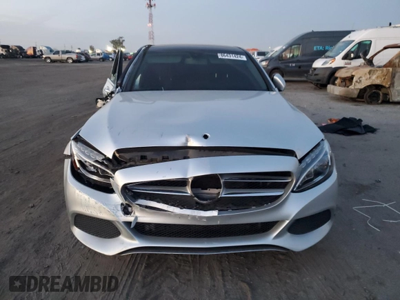 2017 Mercedes-Benz C 350e with VIN 55SWF4HB8HU225722, listed as a Copart auction lot 86431424 with 107,572 mi miles and Salvage Title. Bid and sale history available at DreamBid. Image 5.