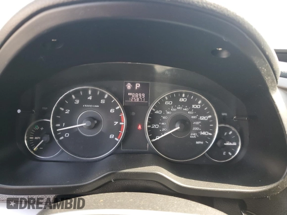 2012 Subaru Legacy Premium with VIN 4S3BMBC60C3025847, listed as a Copart auction lot 61738115 with 125,871 mi miles and Salvage title. Bid and sale history available at DreamBid. Image 9.