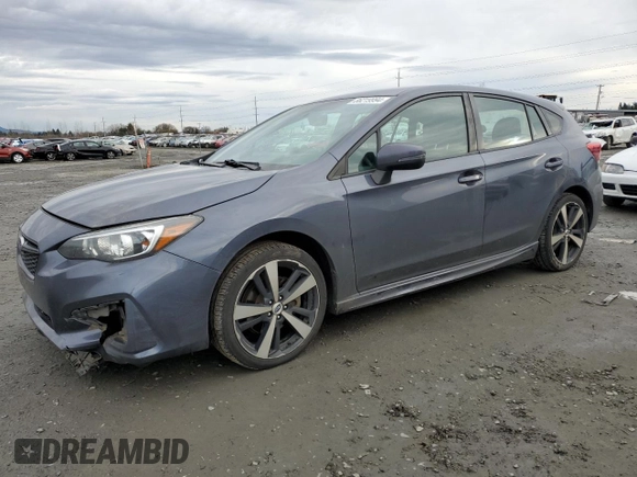 2017 Subaru Impreza Special Sports with VIN 4S3GTAK6XH1751786, listed as a Copart auction lot 86219994 with 121,393 mi miles and Salvage title. Bid and sale history available at DreamBid. Image 1.