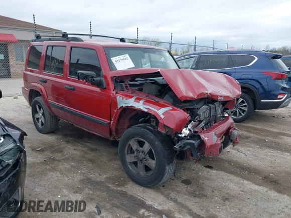 2006 Jeep Commander with VIN 1J8HG48N96C167253, listed as a IAAI auction lot 42179502 with 194,592 mi miles and . Bid and sale history available at DreamBid. Image 1.