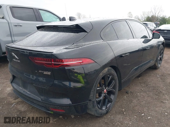 2020 Jaguar I-Pace SE with VIN SADHC2S14L1F80256, listed as a IAAI auction lot 42055674 with 48,694 mi miles and . Bid and sale history available at DreamBid. Image 4.