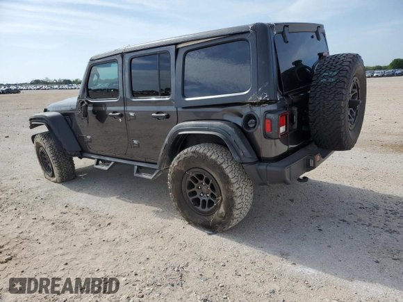 2023 Jeep Wrangler Willys with VIN 1C4HJXDGXPW526093, listed as a Copart auction lot 56818935 with 24,021 mi miles and Salvage title. Bid and sale history available at DreamBid. Image 2.