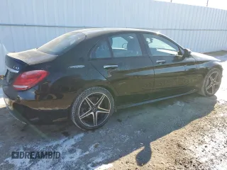 2017 Mercedes-Benz C 43 AMG with VIN 55SWF6EB6HU188251, listed as a Copart auction lot 47346215 with 102,565 mi miles and Salvage Title. Bid and sale history available at DreamBid. Image 3.