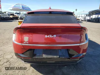 2022 Kia EV6 Wind with VIN KNDC34LA9N5066086, listed as a Copart auction lot 80554274 with 22,539 mi miles and Salvage Title. Bid and sale history available at carsss.com. Image 6.