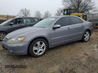 2005 Acura RL with VIN JH4KB16505C012472, listed as a Copart auction lot 84663124 with 129,342 mi miles and Clean Title. Bid and sale history available at carsss.com. Image 1.