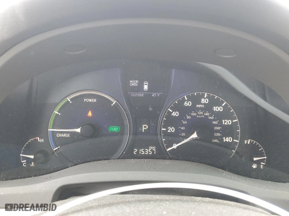 2010 Lexus RX 450h with VIN JTJBC1BA6A2026391, listed as a Copart auction lot 50728435 with 215,357 mi miles and Clean Title. Bid and sale history available at carsss.com. Image 9.