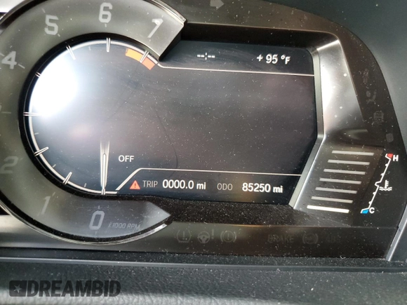 2020 Toyota Supra 3.0 with VIN WZ1DB4C02LW030327, listed as a Copart auction lot 61451485 with 85,250 mi miles and Salvage title. Bid and sale history available at DreamBid. Image 9.
