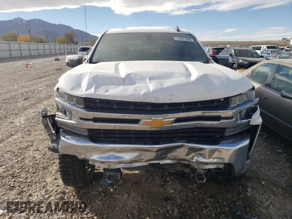 2020 Chevrolet Silverado 1500 LT with VIN 1GCRYDED6LZ172035, listed as a Copart auction lot 45418165 with 55,285 mi miles and Salvage Title. Bid and sale history available at carsss.com. Image 5.
