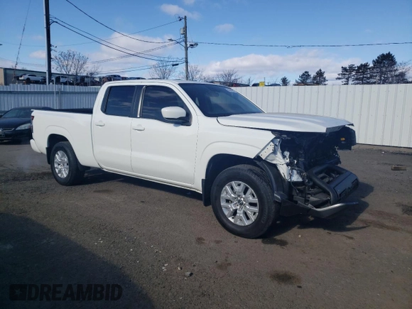 2022 Nissan Frontier SV with VIN 1N6ED1FK7NN673657, listed as a Copart auction lot 42993755 with 26,616 mi miles and Salvage Title. Bid and sale history available at carsss.com. Image 4.