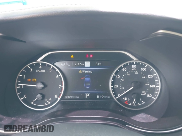 2020 Nissan Maxima SR with VIN 1N4AA6EVXLC383592, listed as a IAAI auction lot 42058071 with 103,014 mi miles and . Bid and sale history available at DreamBid. Image 7.