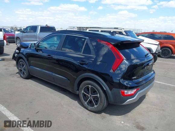 2023 Kia Niro EX with VIN KNDCR3LE1P5100018, listed as a IAAI auction lot 42033942 with 25,188 mi miles. Bid and sale history available at carsss.com. Image 3.