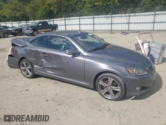 2012 Lexus IS 250 C z VIN JTHFF2C26C2523726, wystawiony jako Copart lot #76100464 z przebiegiem 226 799 mil mil oraz Czysty tytuł • Clean title. Historia ofert i sprzedaży dostępna na DreamBid. Obrazek 4.