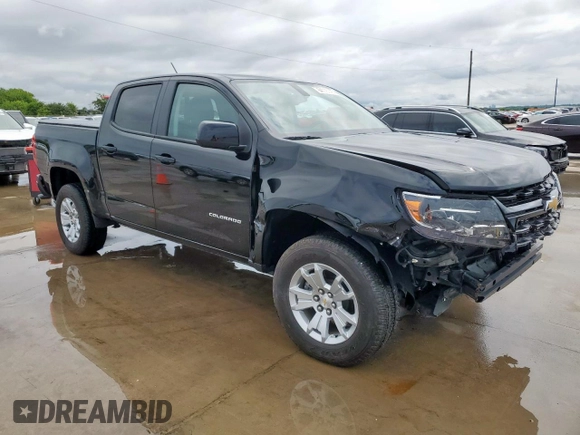2022 Chevrolet Colorado 2WD LT with VIN 1GCGSCEA9N1249104, listed as a Copart auction lot 64775145 with 16,122 mi miles and Salvage title. Bid and sale history available at DreamBid. Image 4.