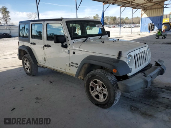 2016 Jeep Wrangler Unlimited Sport RHD with VIN 1C4BJWKG7GL312375, listed as a Copart auction lot 47437615 with 211,074 mi miles and Salvage title. Bid and sale history available at DreamBid. Image 4.
